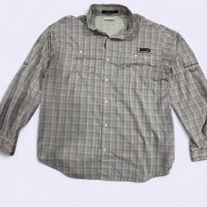 Columbia Men's Super Tamiami Size Large Performance Fishing Gear Long Sleeve